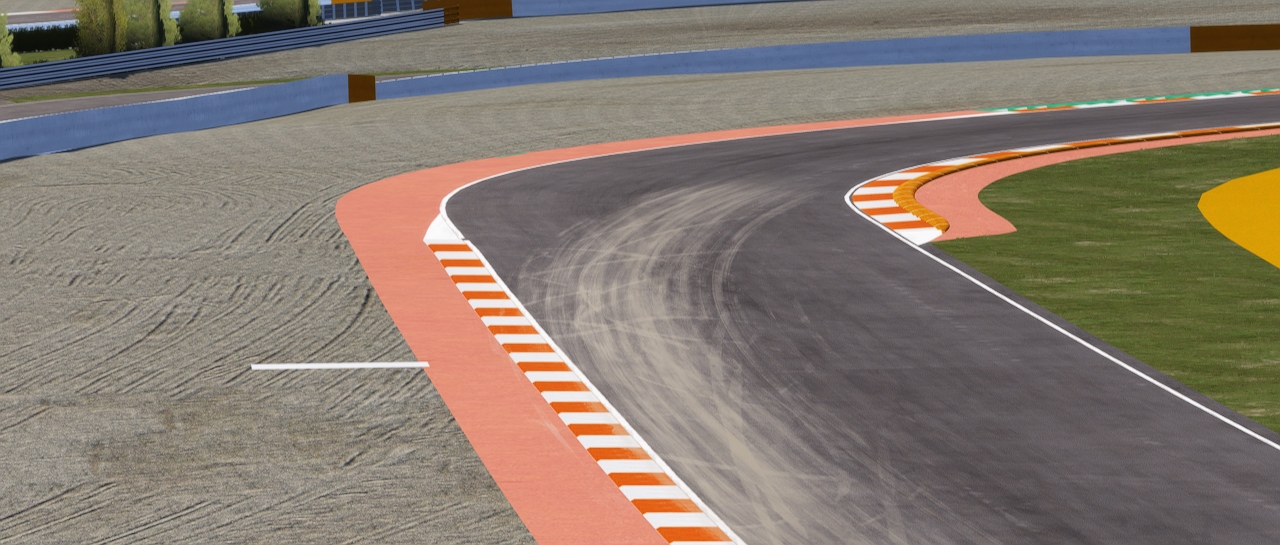 Valencia 2025 Track Layout for Simulators